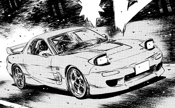 mazda rx-7 fd pomniejszona